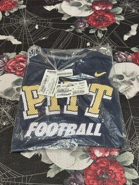 NWT 2014 NIKE DRI-FIT PITT PANTHERS FOOTBALL LEGEND LOGO PERFORMANCE TEE SZ M